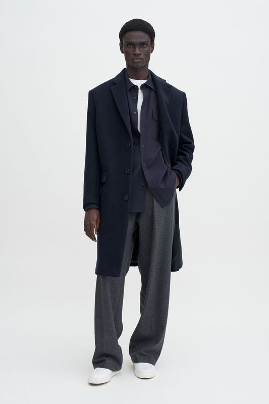 Filippa K Relaxed Wool Crombie Coat 30957