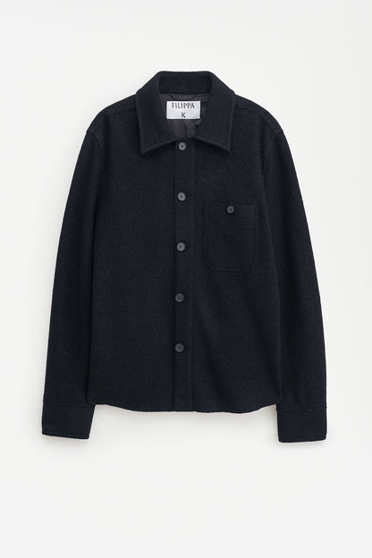 Filippa K Stretch Boiled Wool Shirt Jacket