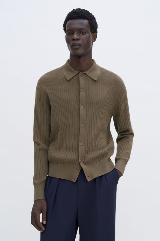 Filippa K Cotton Merino Knit Shirt 31320