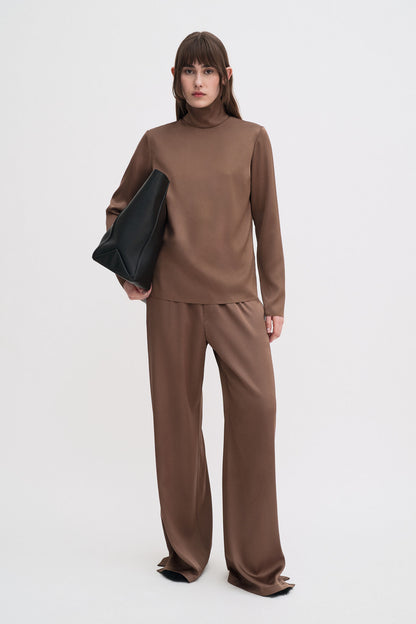 Filippa K Turtleneck Satin Blouse