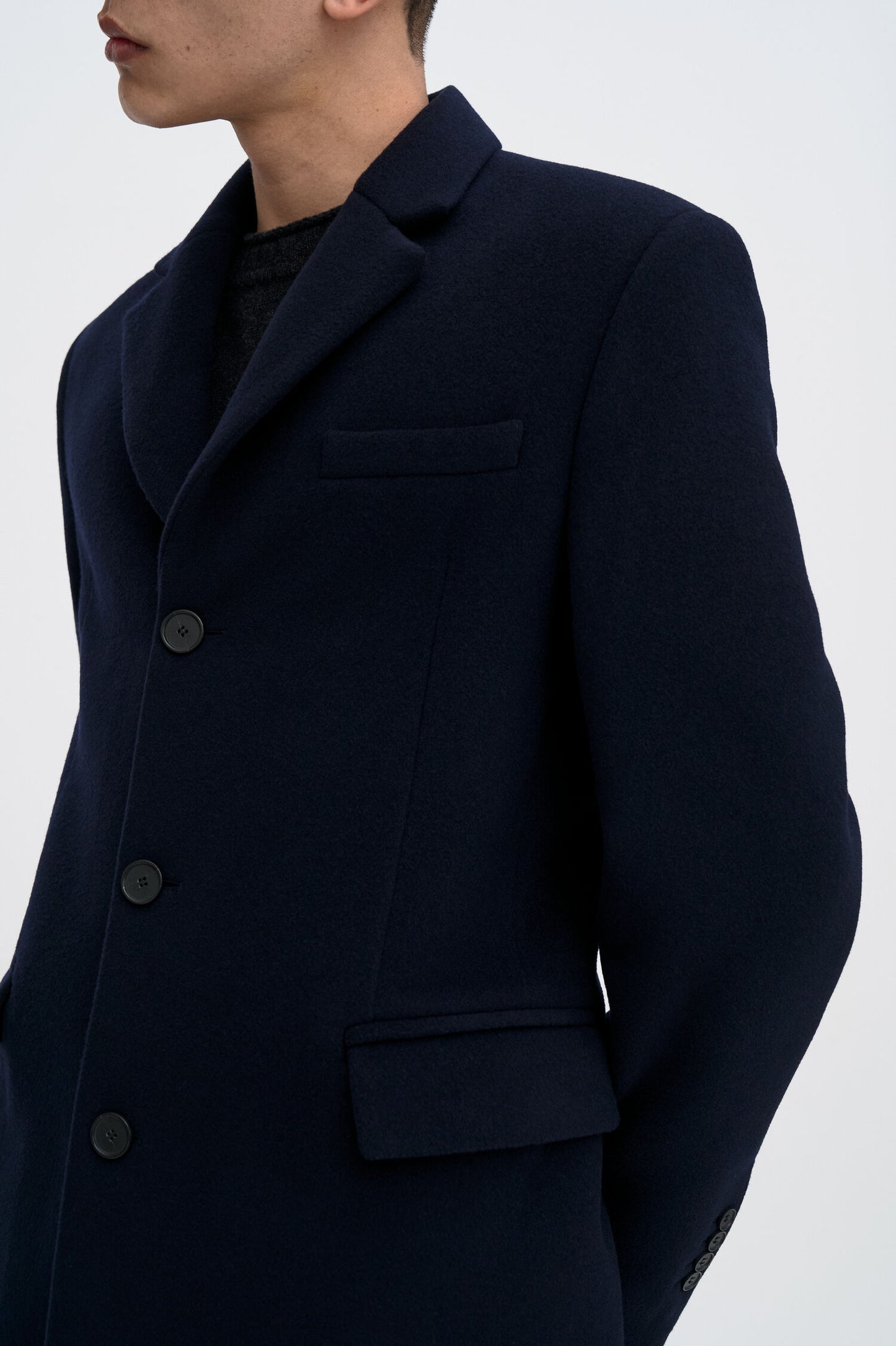 Filippa K Cotton William Wool Coat
