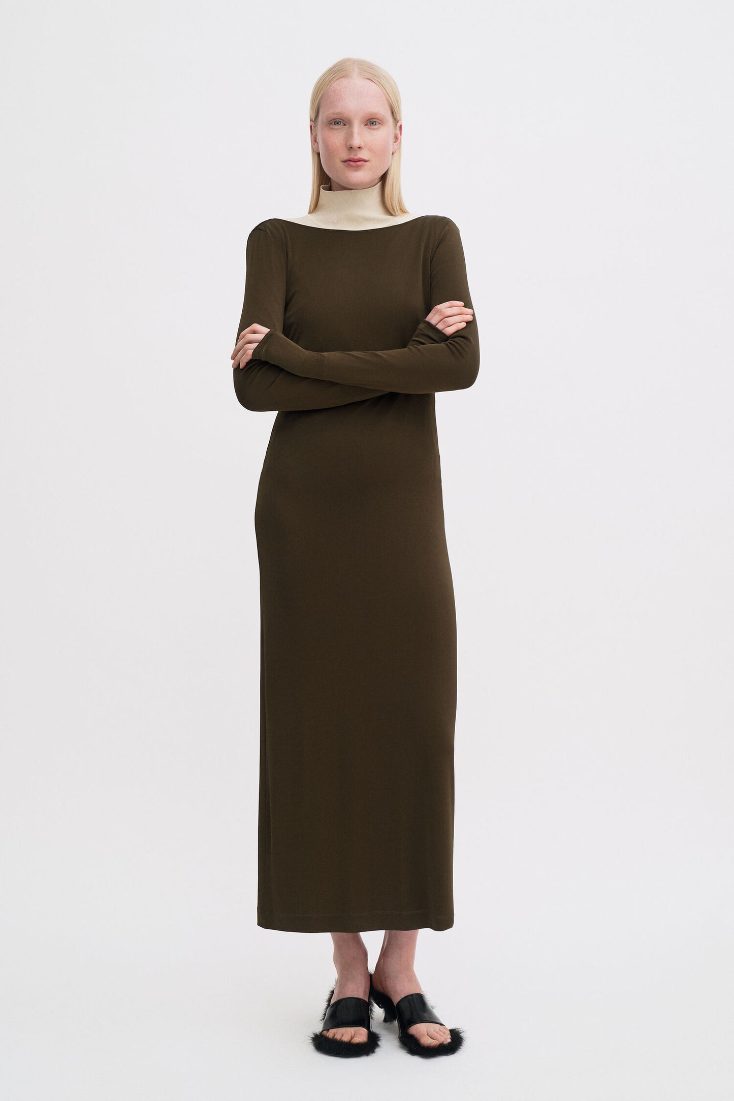 Filippa K Scooped Back Jersey Dress
