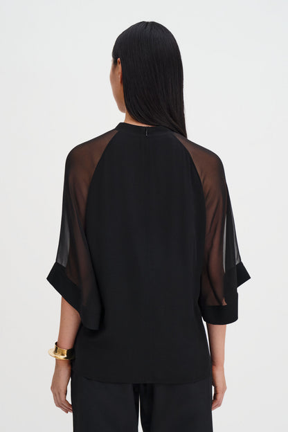 Filippa K Sheer Raglan Blouse