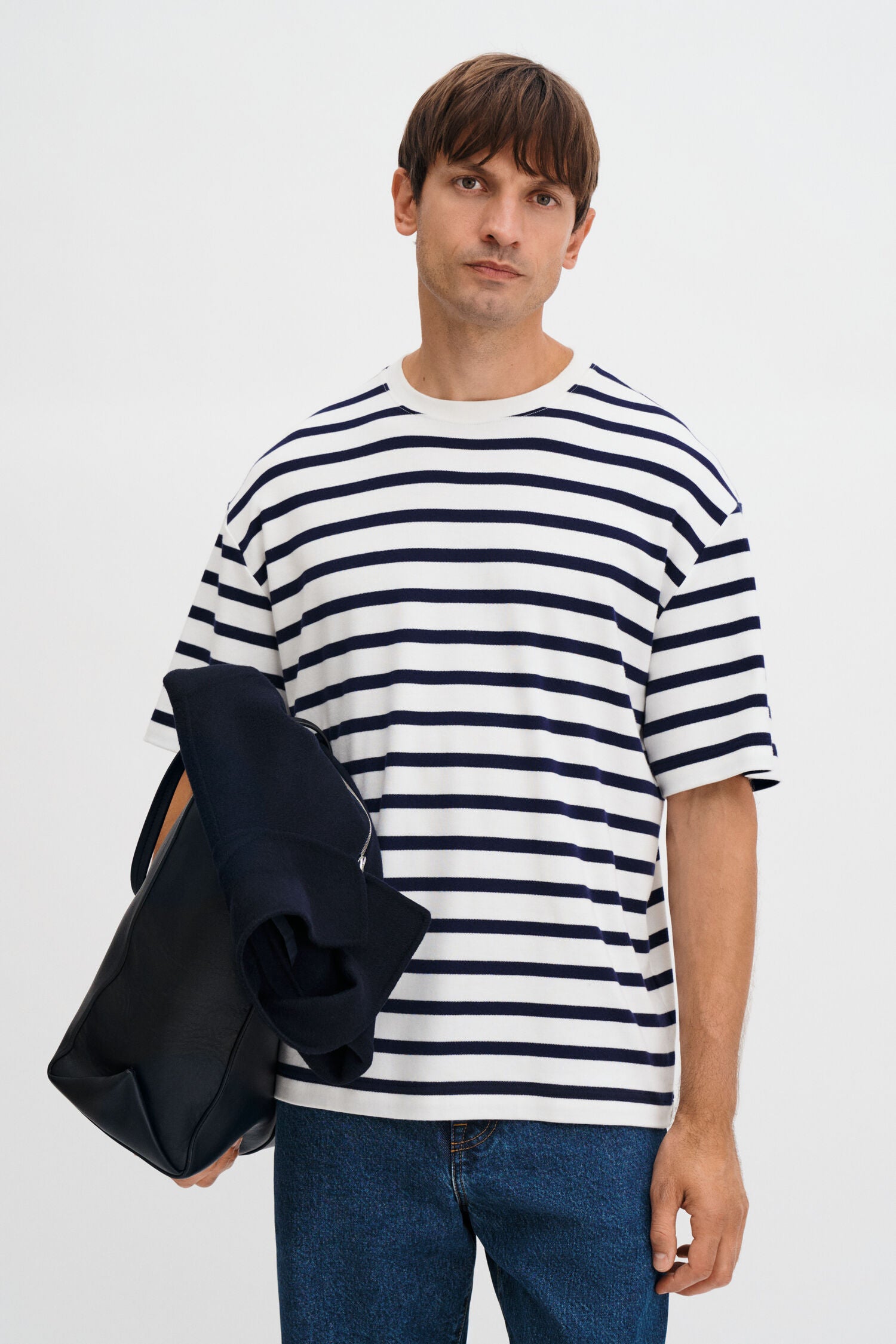 Filippa K Striped Crewneck Tee