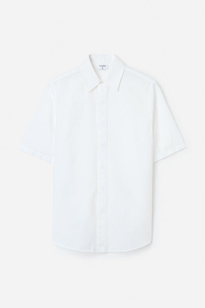Filippa K Cotton Linen Short Sleeve Shirt