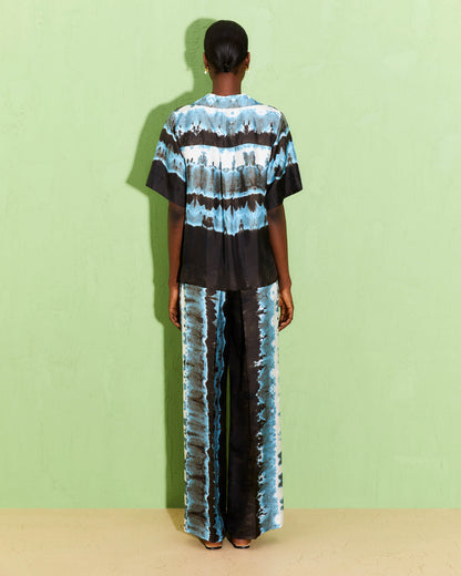Beatrice Tie Dye Silk Shirt 4103