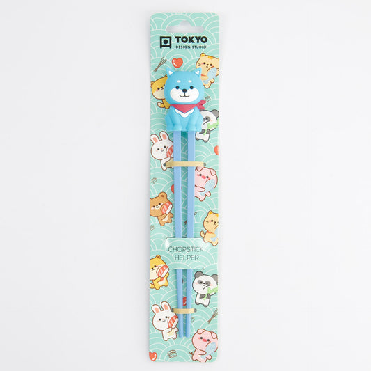 Tokyo Design Studio Children Chopsticks Shiba Blue