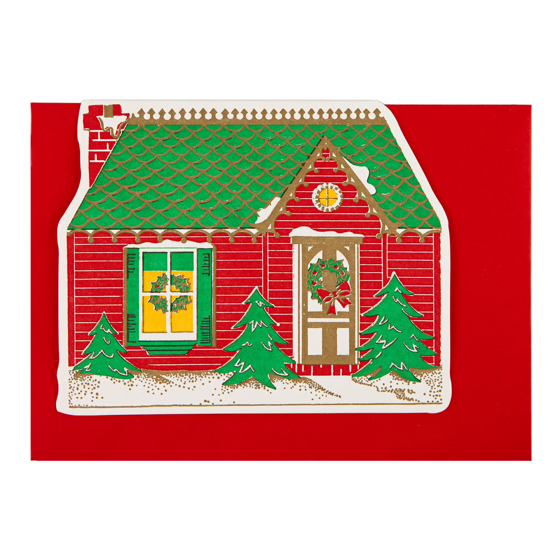 Archivist Christmas House Card