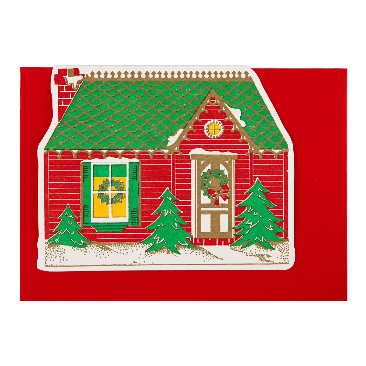 Archivist Christmas House Card