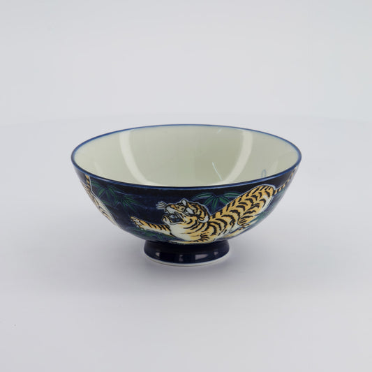 Tokyo Design Studio Kawaii Tiger Bowl Blue