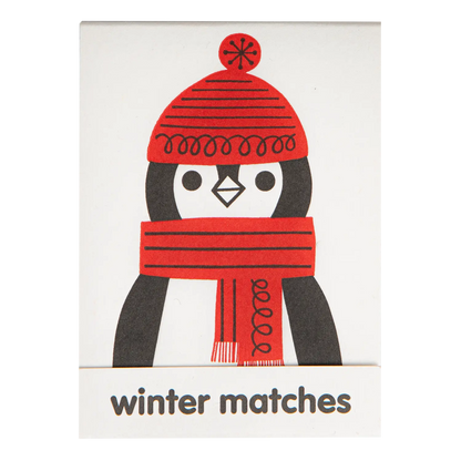 Archivist Winter Penguin Matches