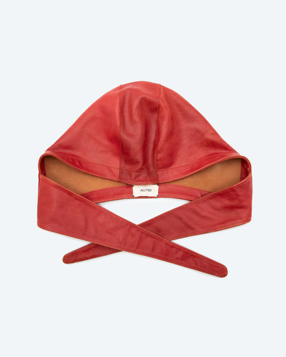 Alysi Leather Cappuccio