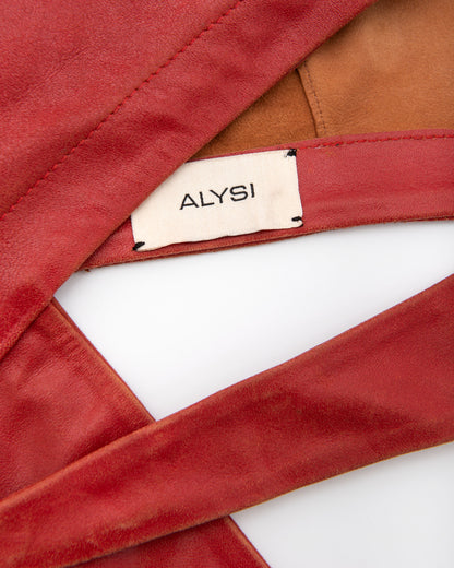 Alysi Leather Cappuccio