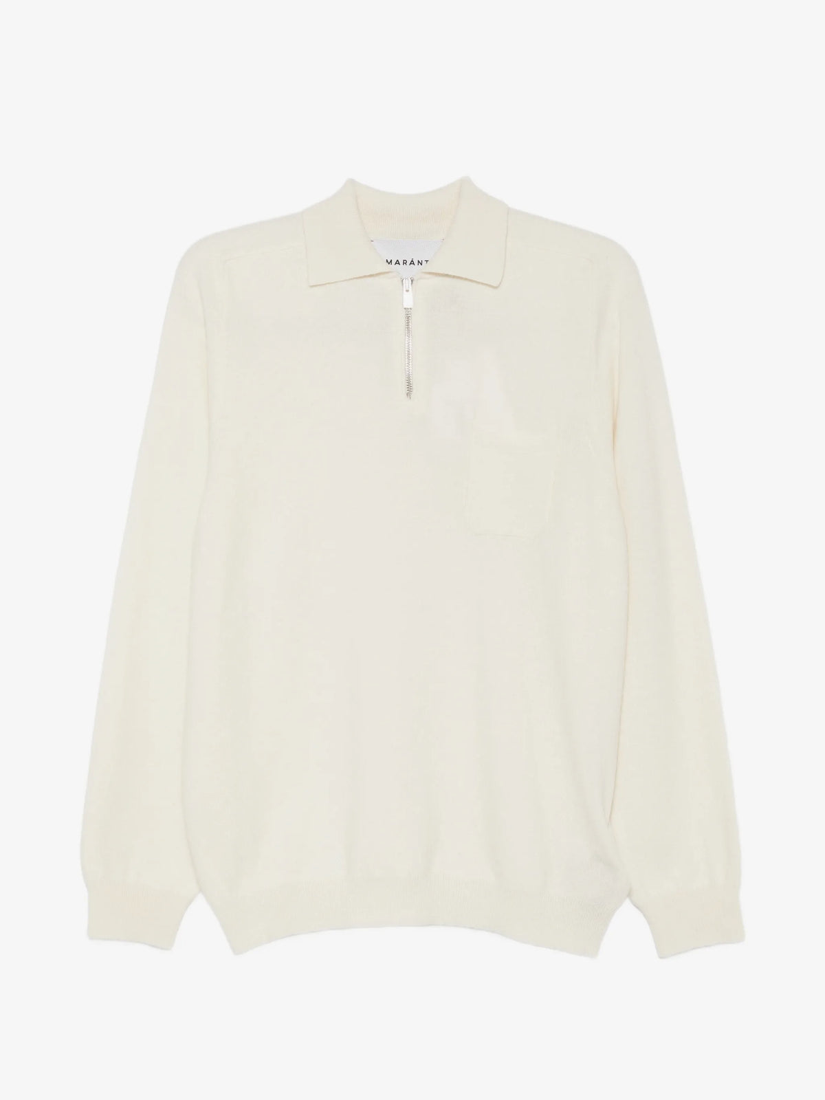 AMARÀNTO Knitted Quarter Zip Sweater