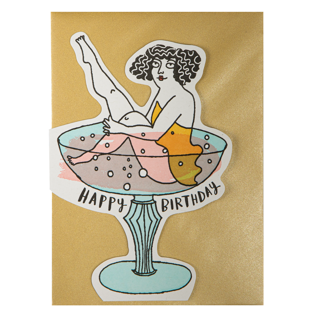 Archivist Birthday Cocktail Card