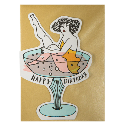 Archivist Birthday Cocktail Card