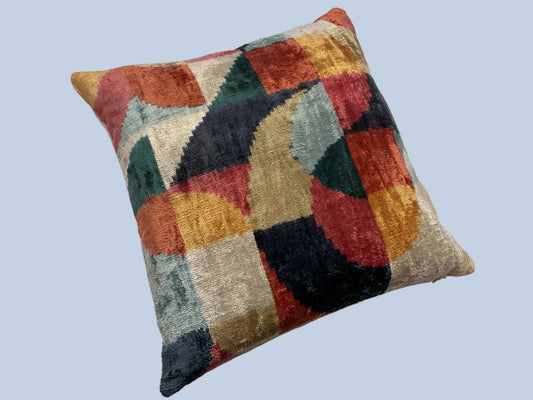 Velvet Cushion Patchwork 50X50