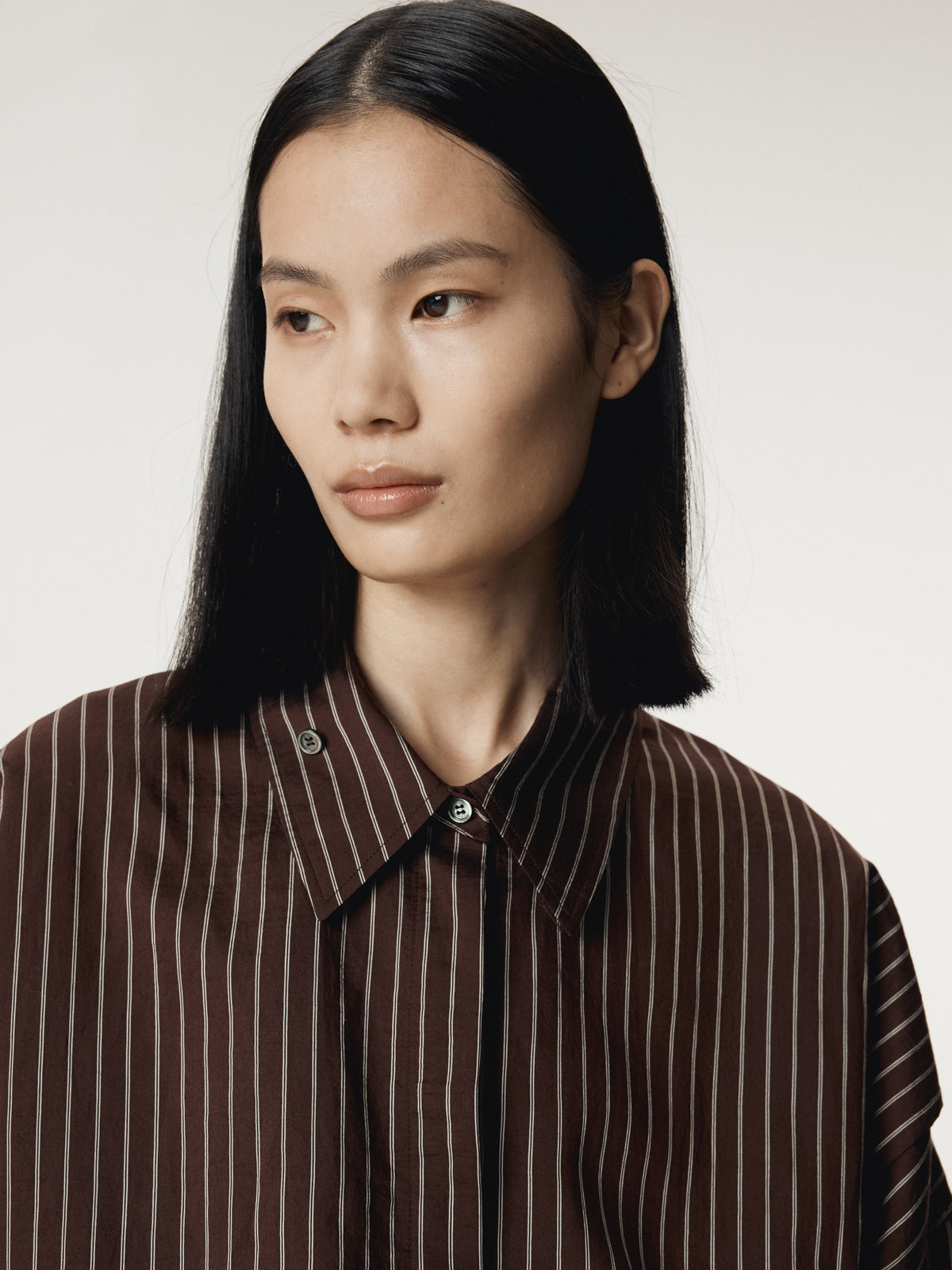 RECTO Double Layer Stripe Shirt