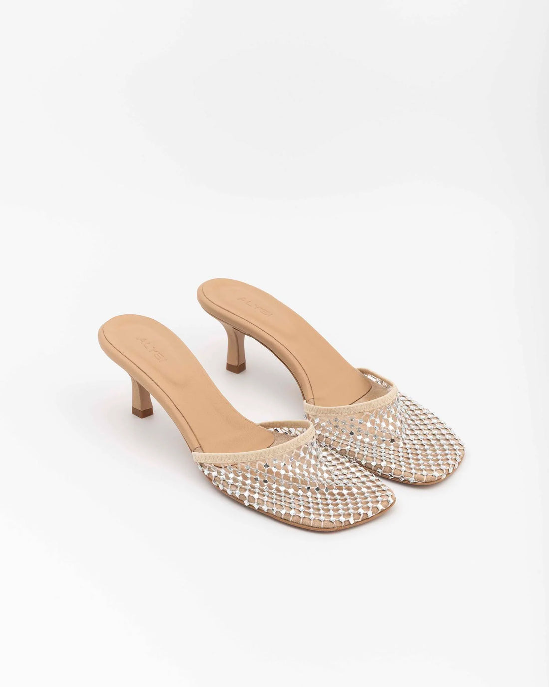 Alysi Strass Heel Mule