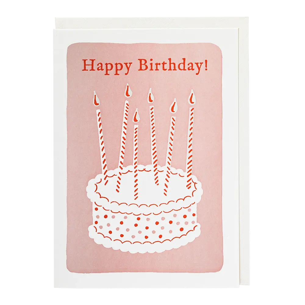 Archivist Happy Birthday Cake Card