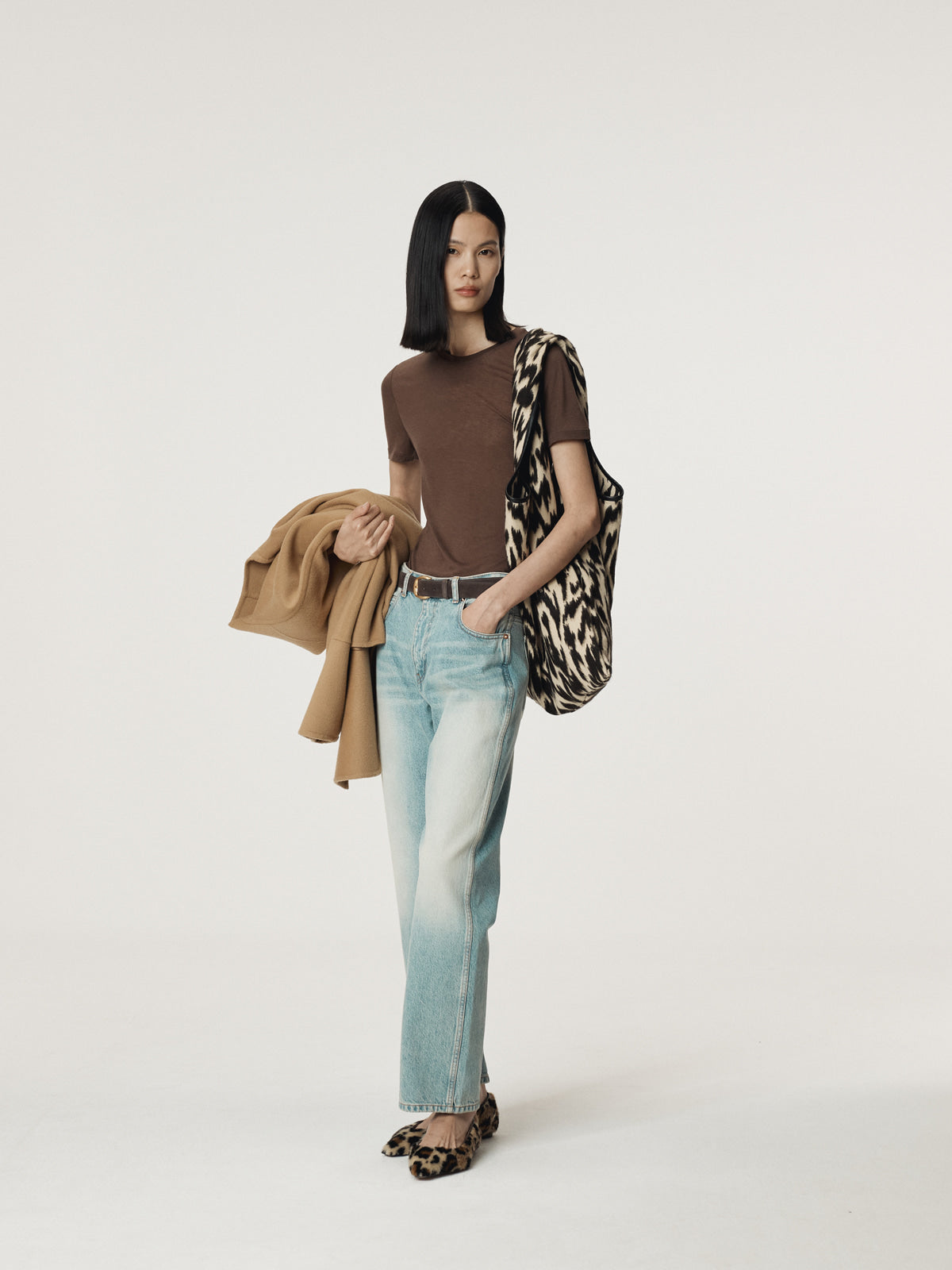 RECTO Semi Flare Denim Pants