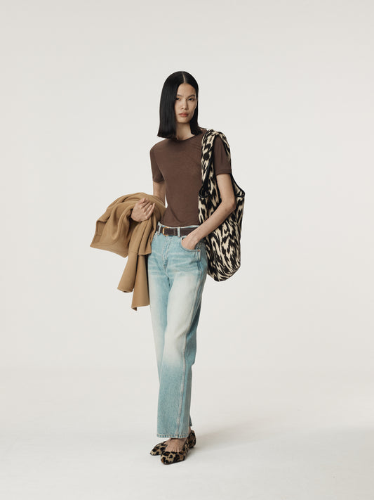 RECTO Semi Flare Denim Pants