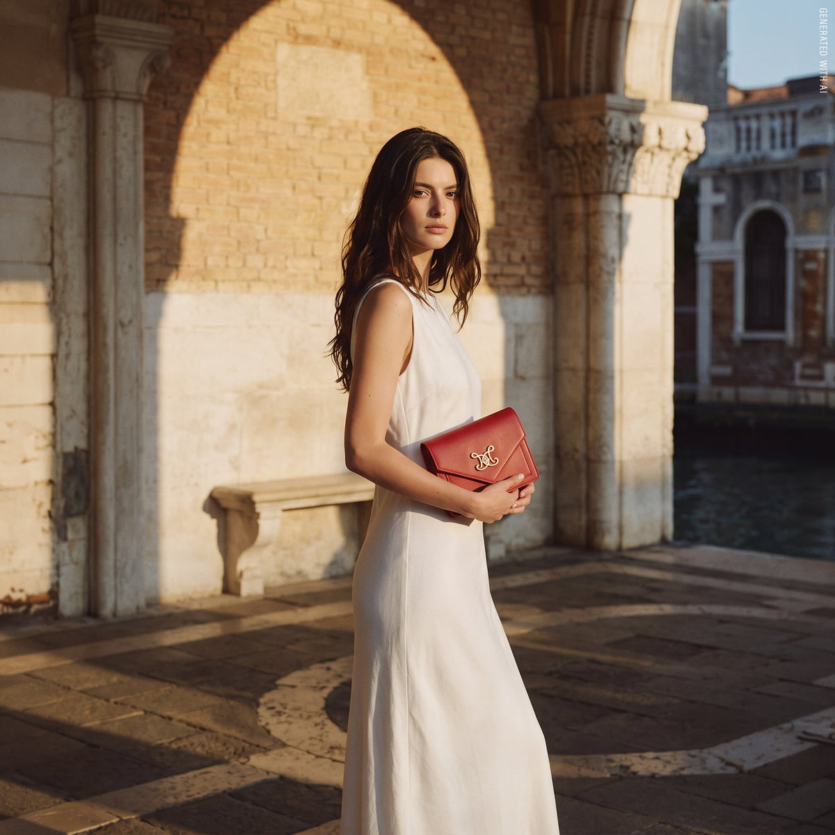 DE MARQUET Envelope Calfskin
