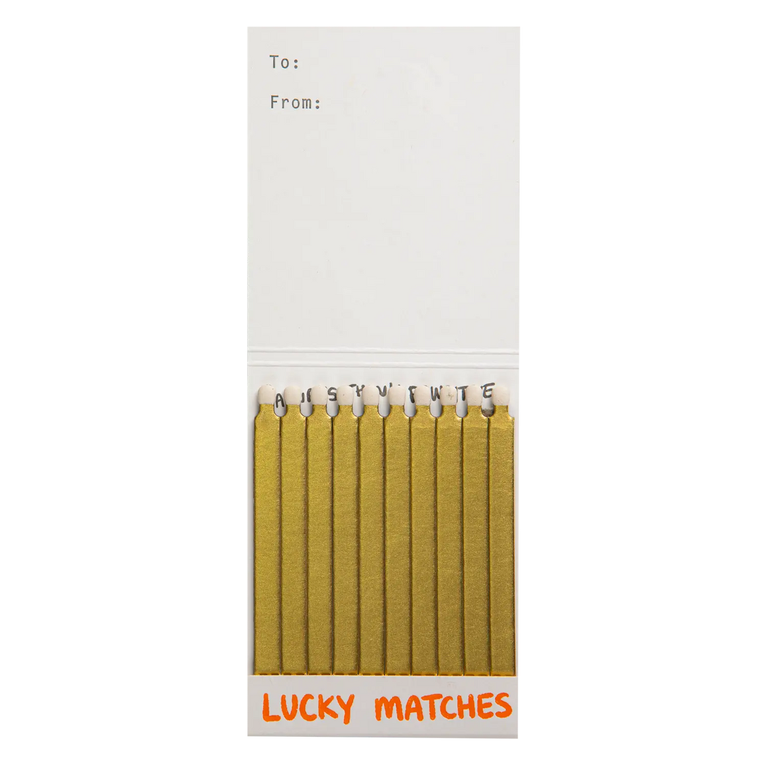 Archivist Good Luck Cat Matchbook