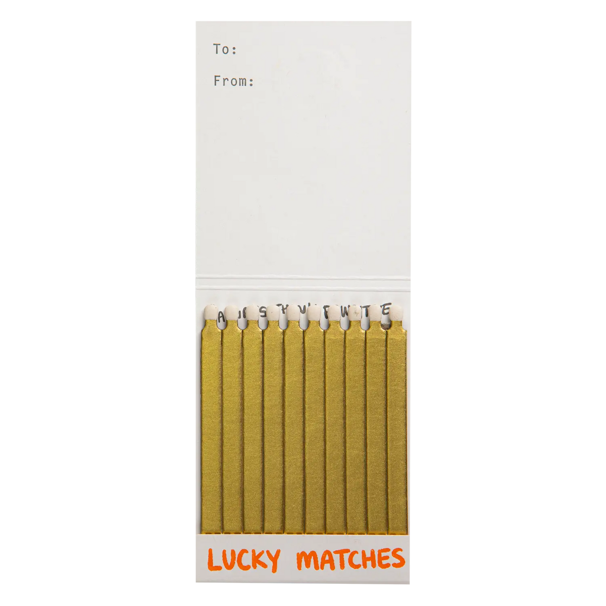 Archivist Good Luck Cat Matchbook