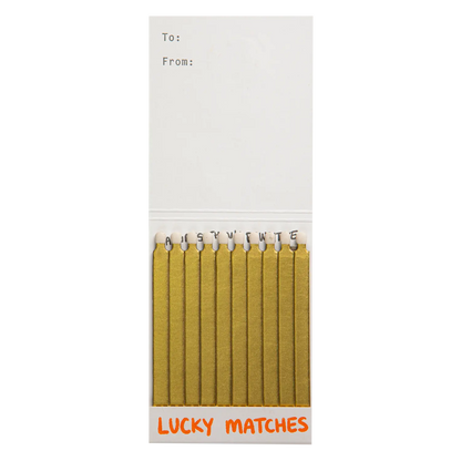 Archivist Good Luck Cat Matchbook
