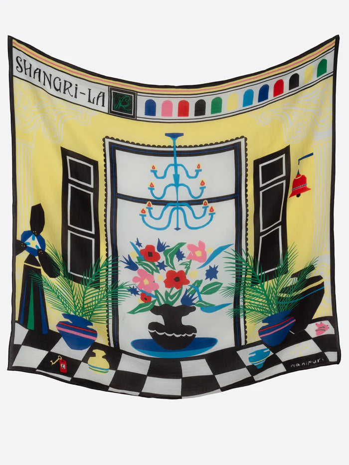 Manipuri Shawn Shangri- La Yellow 120x120
