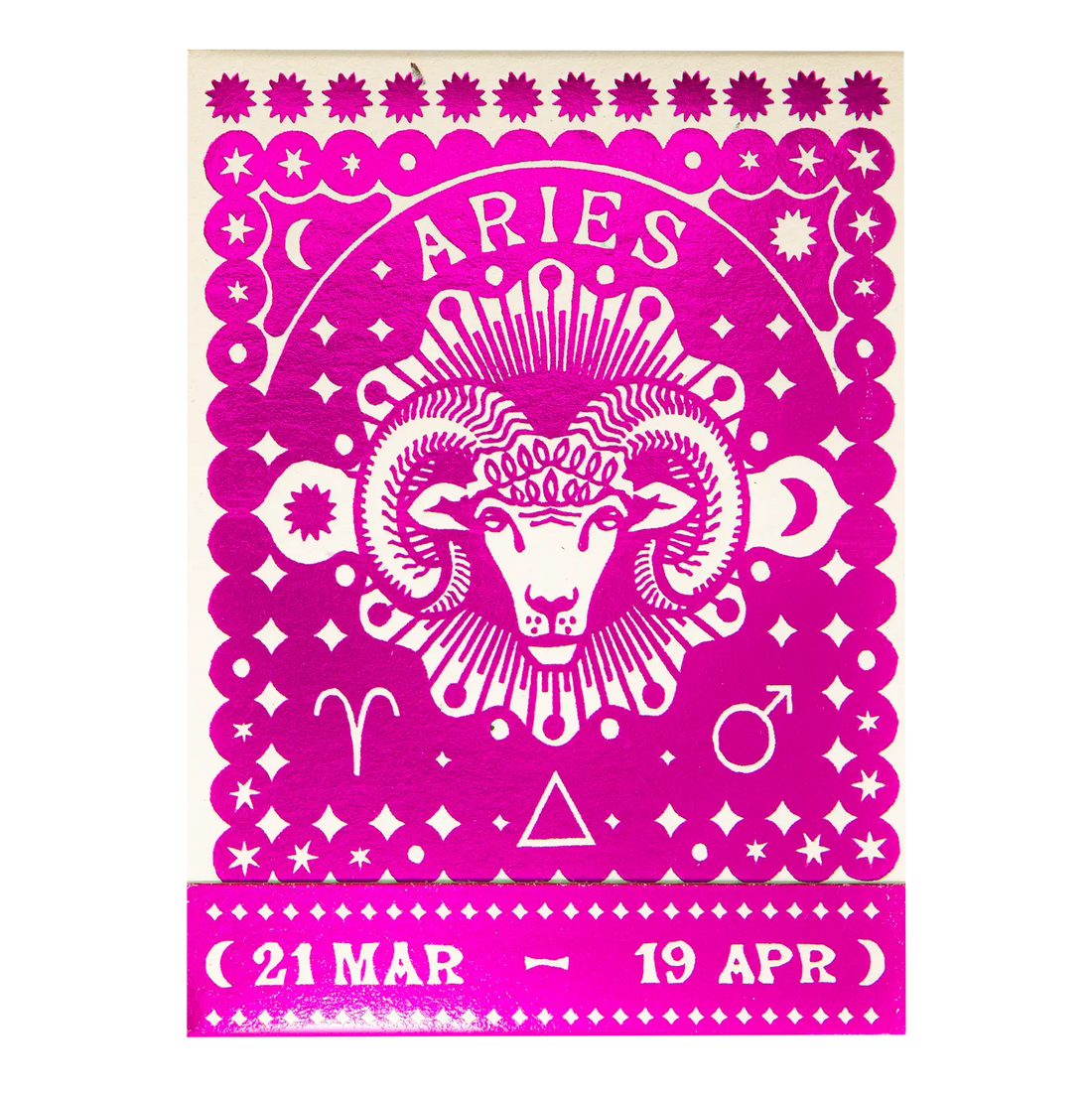 Archivist Aries Zodiac Matchbook