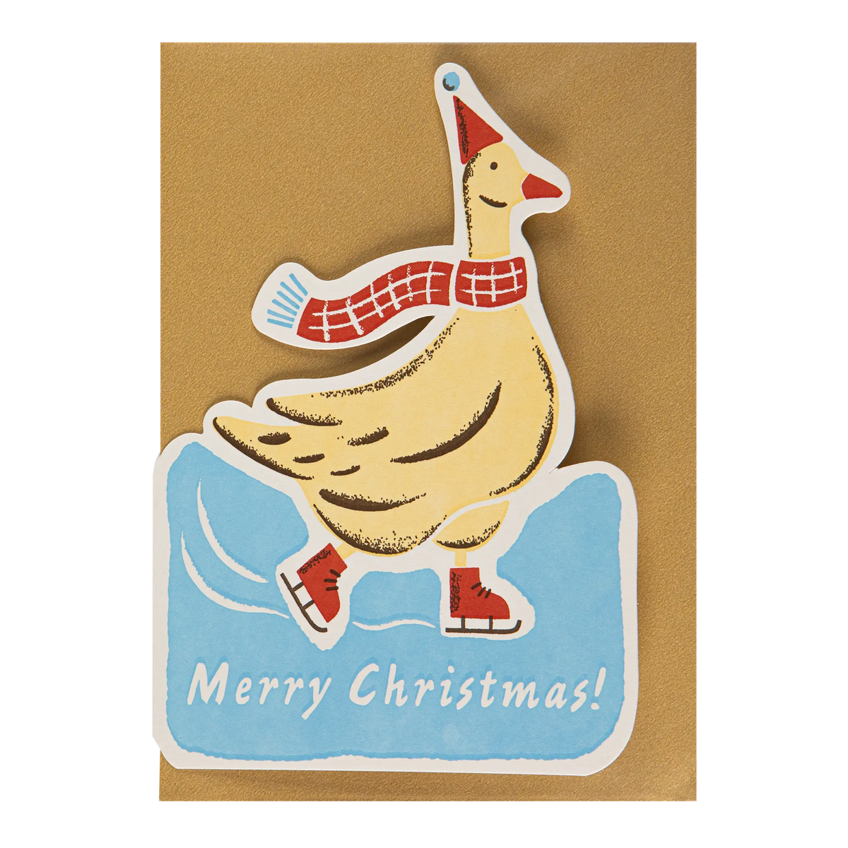 Archivist Christmas Skating Goose