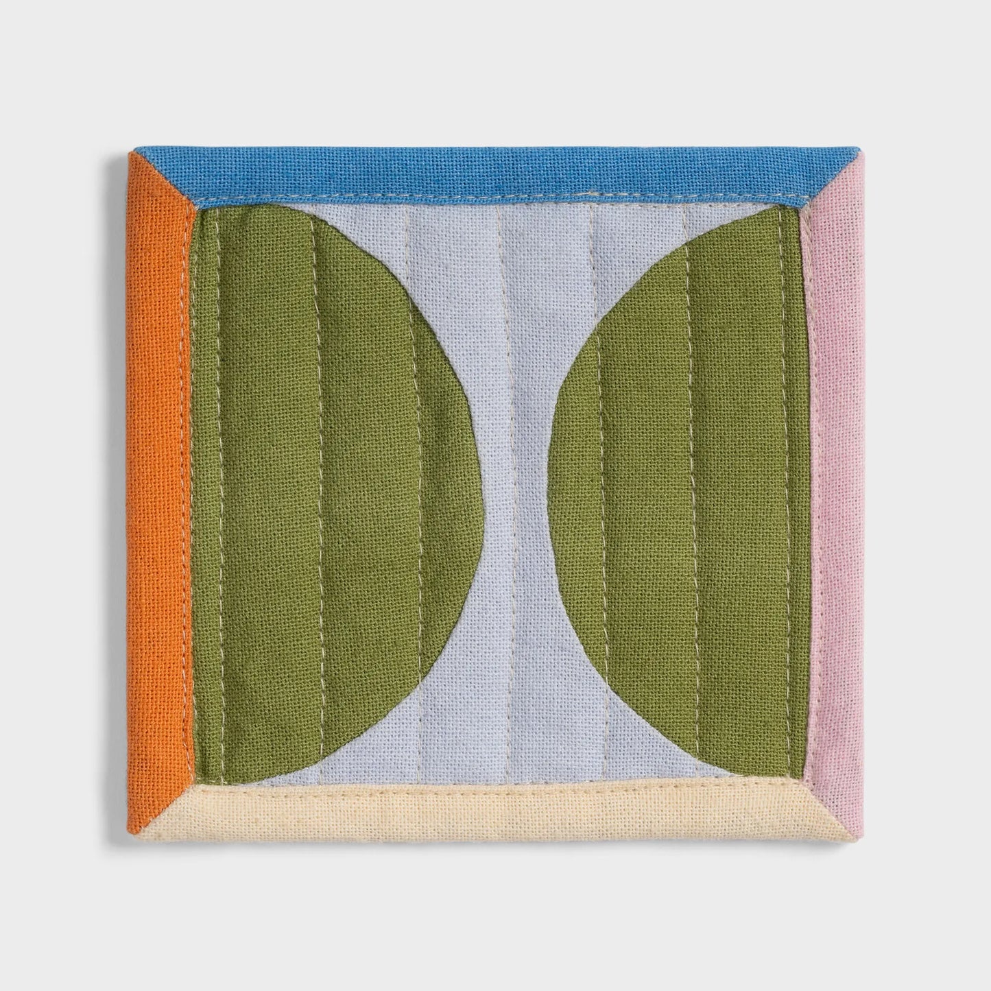 &Klevering Coaster Stitch pink set of 4