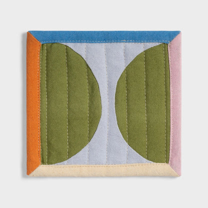 &amp;Klevering Coaster Stitch pink set of 4