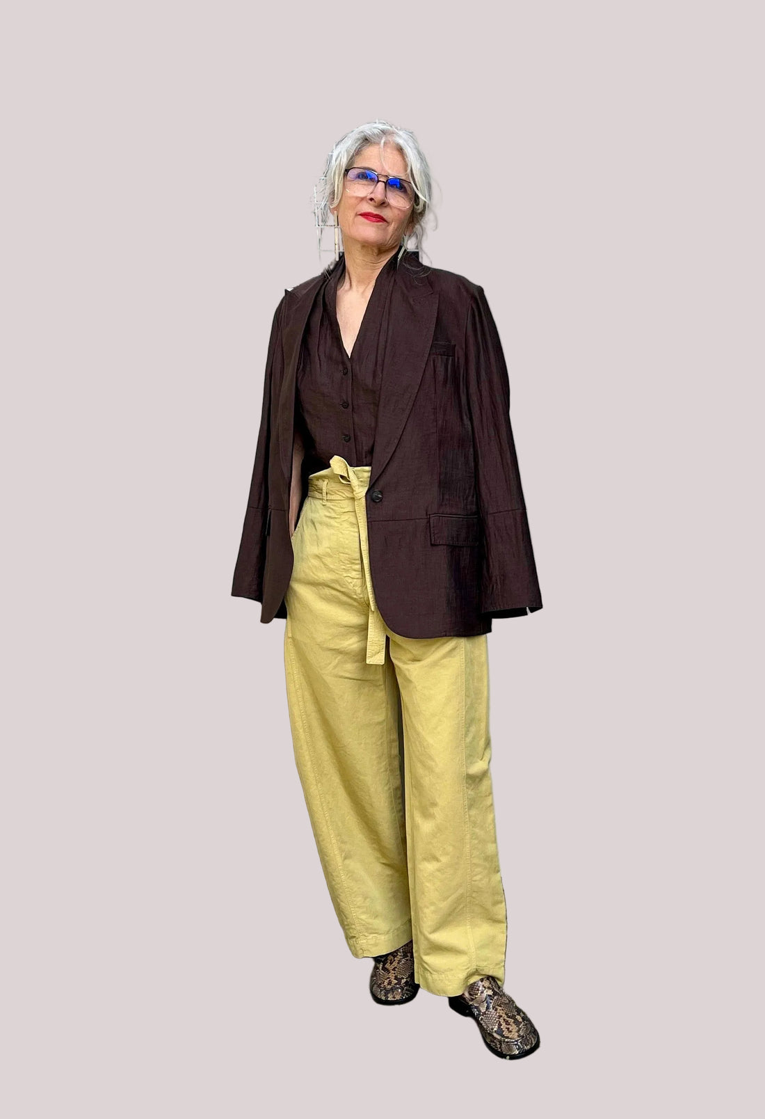 Tela Chocolate Brown Blazer