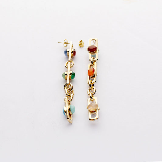 Iosselliani E 033/24 SS Semipercious Stones Earrings