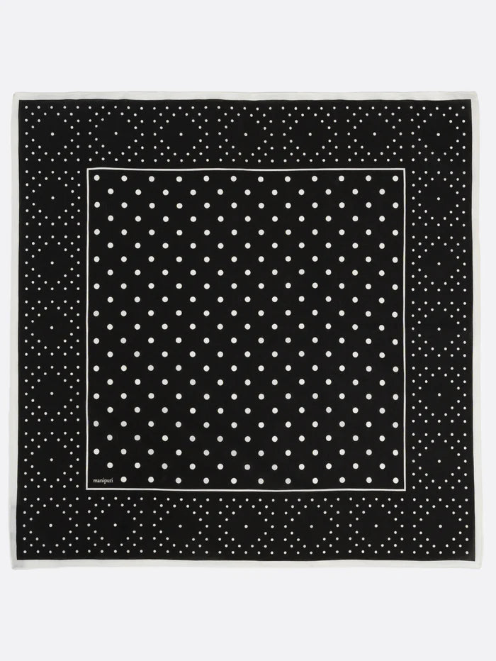 Manipuri Geome Dot 65x65 Black