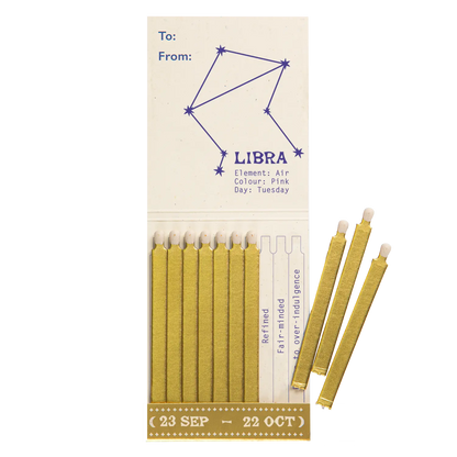 Archivist Libra Zodiac Matchbook