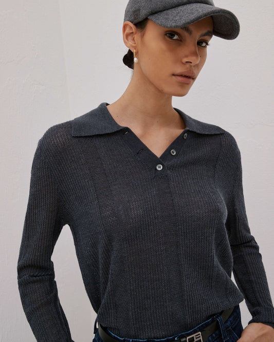 Beatrice Knitted Polo 8585