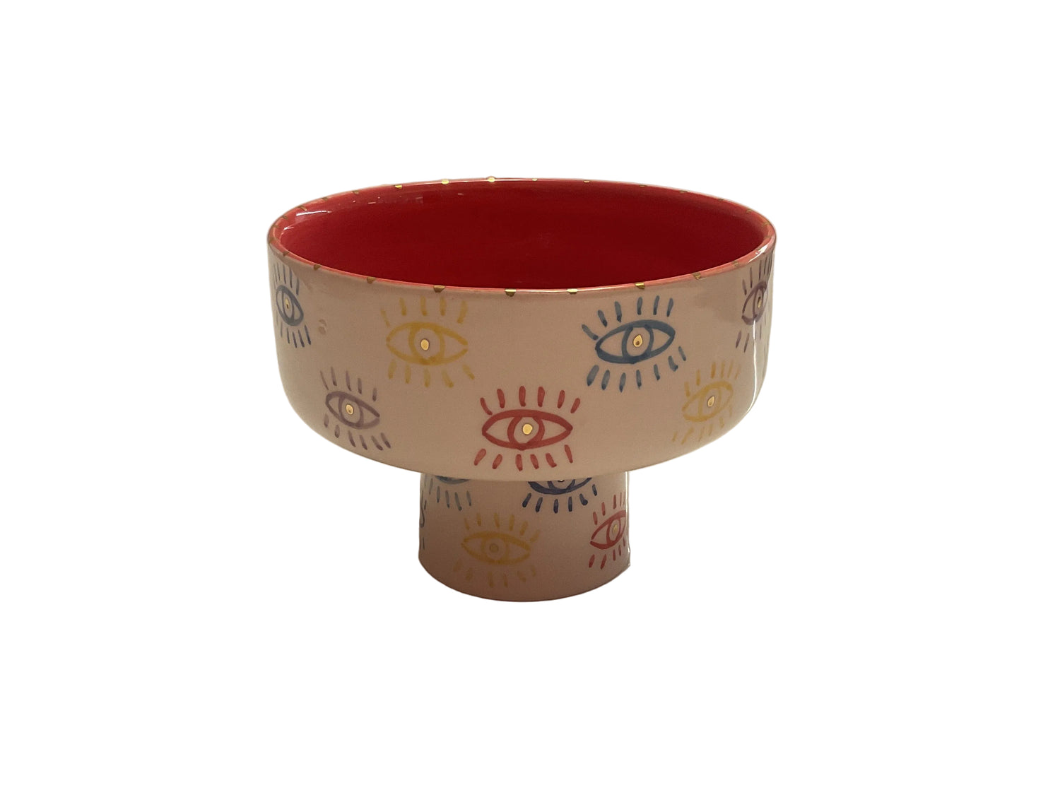 Feeling Good Inside Colorful Eyes Cake Stand