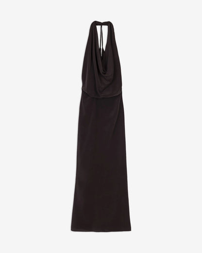 Alysi Silk Halter Dress