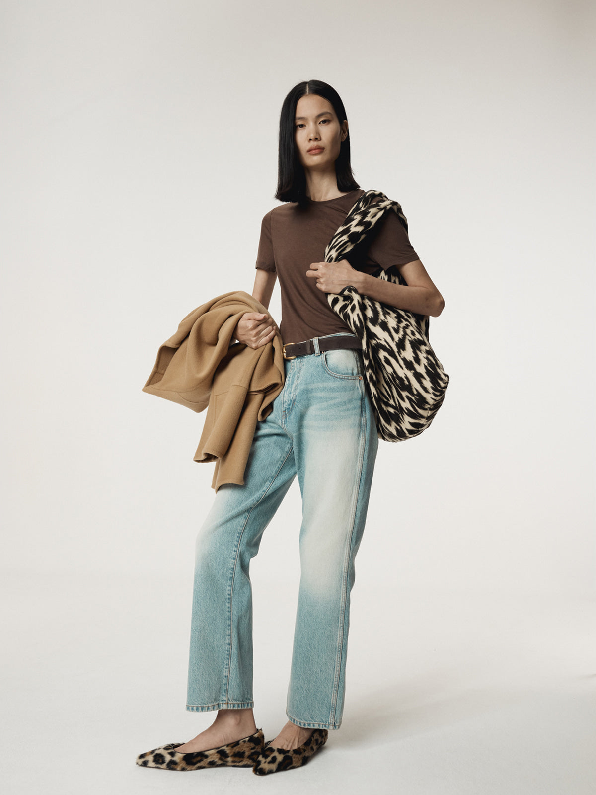 RECTO Semi Flare Denim Pants
