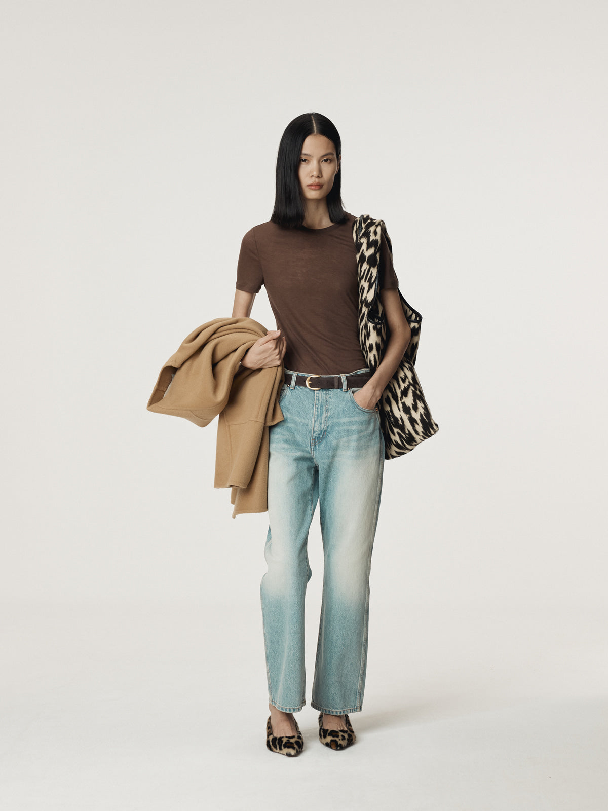 RECTO Semi Flare Denim Pants