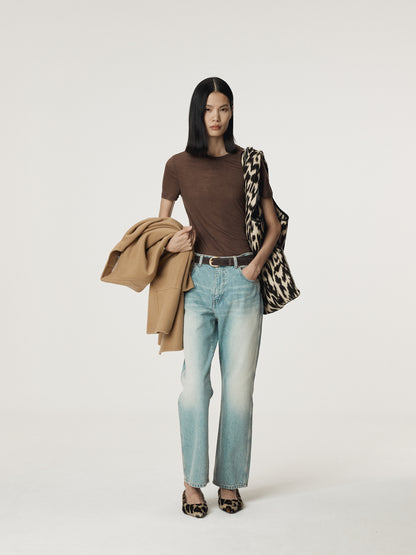 RECTO Semi Flare Denim Pants