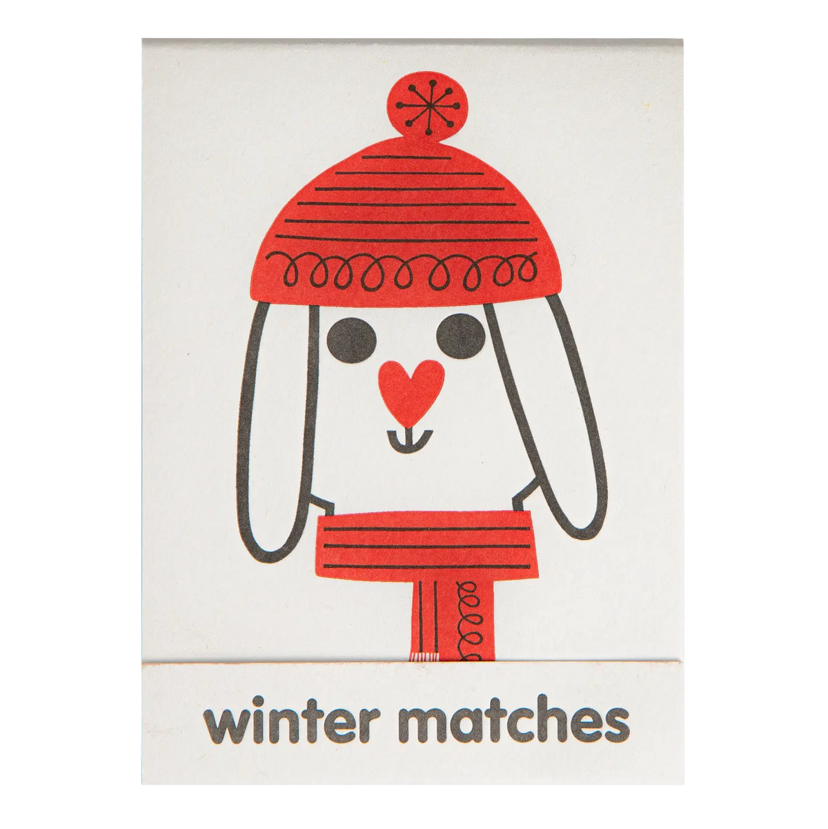 Archivist Winter Dog Matchbook