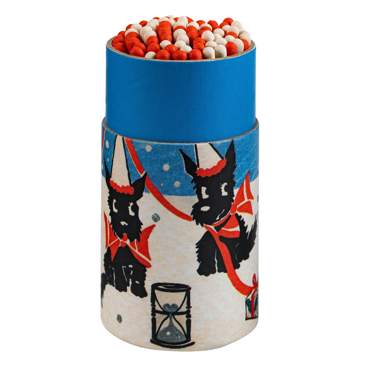 Archivist Festive Scotty Dog Large Cylinder Matches
