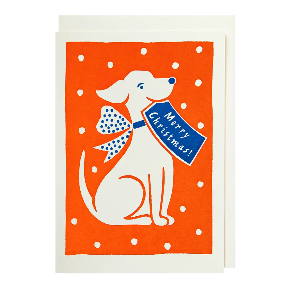 Archivist Christmas Dog Card
