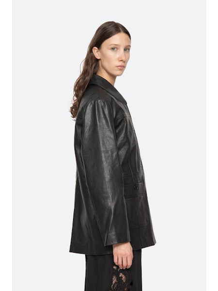 SEA NY Lucie Leather Jacket