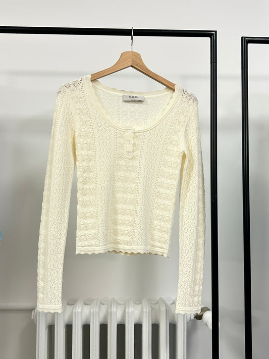 SEA NY Georgia Knit Top